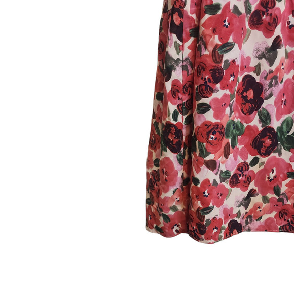 Nwt ENDLESS ROSE Big Floral Sweetheart Maxi Dress size large - Picture 5 of 11